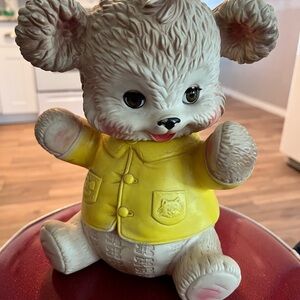 1960s Edward Mobley Bear squeaky toy Collectible